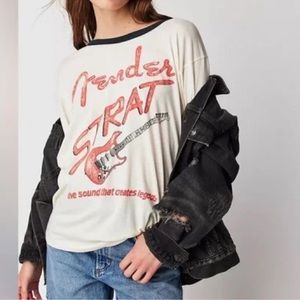 Daydreamer fender strat t shirt large band tee